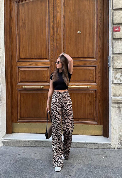 Leopard pants