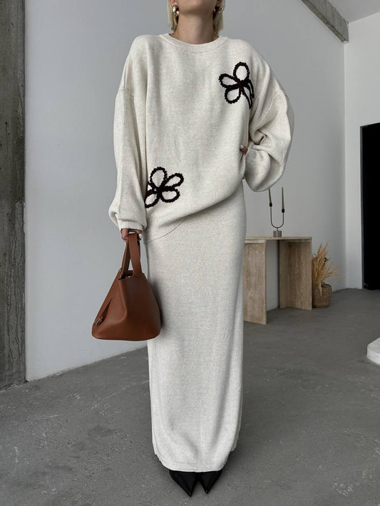 OFFWhite Skirt Set