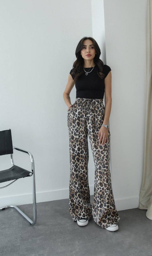 Casual Leopard Pants